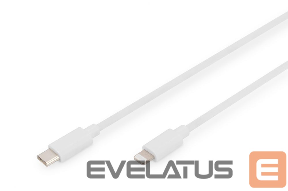 Kaabel Digitus Lightning to USB-C data/charging cable DB-600109-020-W USB-C to Lightning, USB C, Apple Lightning 8-pin, 2 m