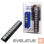 Ruuterid Logilink  USB 2.0 Hub-10 port whit power adapter 