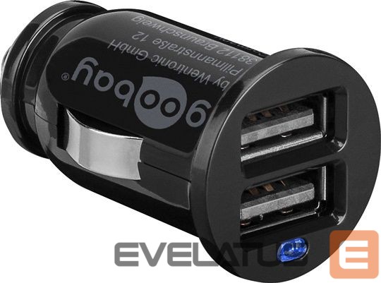 Adaptrid Goobay Twin USB Car Charger (2x USB) OEM Goodbay Dual USB car charger 2,1A 5 V