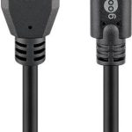 Kaabel Goobay  Sync & Charge Super Speed USB-C to USB A 3.0 charging cable  67999  Round cable,  USB-C male,  USB 3.0 male (type A), Black, 0.5 m 