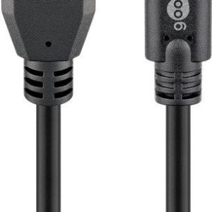 Kaabel Goobay  Sync & Charge Super Speed USB-C to USB A 3.0 charging cable  67999  Round cable,  USB-C male,  USB 3.0 male (type A), Black, 0.5 m 