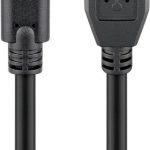 Kaabel Goobay  67995 USB-C to micro-B 3.0 cable  Round cable, SuperSpeed data transfer - The USB-C cable supports data transfer rates up to 5 Gbps - 10 times faster than USB 2.0; Quick charge function - USB-C charging cable for super-fast synchronisation and charging of USB-C enabled devices with a power of up to 15 W., 0.6 m, USB-C (male), micro-B 3.0, Black 