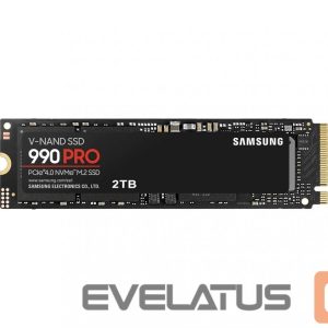 Kõvaketas SSD Samsung  990 PRO 2000 GB, SSD form factor M.2 2280, SSD interface PCIe Gen4x4, Write speed 6900 MB/s, Read speed 7450 MB/s 