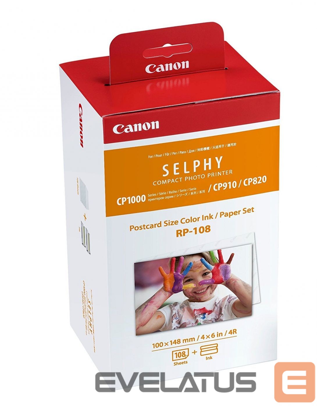 Tarvikud ja tarvikud Canon Color Ink/Paper Set for SELPHY CP1300 Printer RP-108