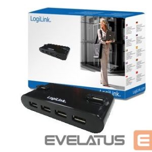 Ruuterid Logilink  USB 2.0 Hub-4 port whit power adapter 
