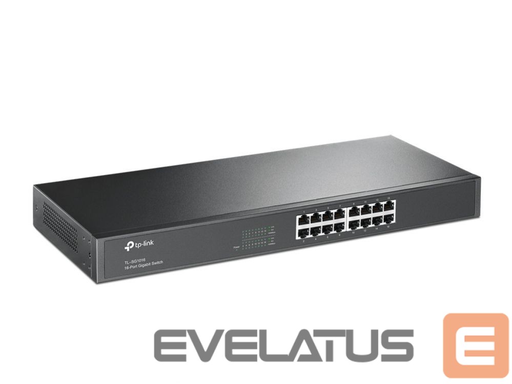 Server – muud tarvikud TP-Link Switch TL-SG1016 Unmanaged, Rackmountable, 1 Gbps (RJ-45) ports quantity 16