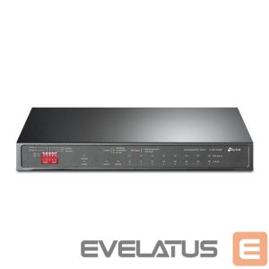 Server – muud tarvikud TP-Link  10-Port Gigabit Easy Smart Switch with 8-Port PoE+ TL-SG1210MP Unmanaged, Desktop, Power supply type External, Ethernet LAN (RJ-45) ports 9 