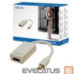 Üleminek Logilink  Adapter Mini DisplayPort to HDMI with Audio: HDMI A, Mini DisplayPort 