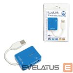 Ruuterid Logilink  USB 2.0 Hub 4-Port, Smile, Blue 