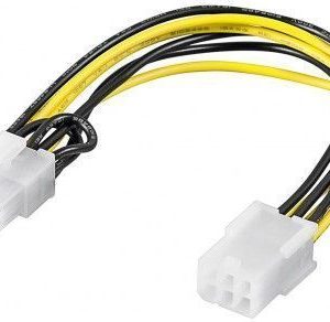 Kaabel Goobay  93635 Power cable/adapter for PC graphics card; PCI-E/PCI Express; 6-pin to 8-pin, 0.2m 