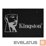 Kõvaketas SSD Kingston  KC600 256 GB, SSD form factor 2.5", SSD interface SATA, Write speed 500 MB/s, Read speed 550 MB/s 