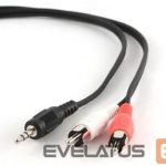 Kaabel Cablexpert  2.5m, 3.5mm/2xRCA, M/M 2.5 ", Black, Red, White 