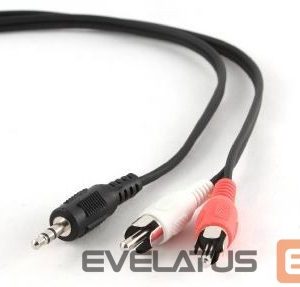 Kaabel Cablexpert  2.5m, 3.5mm/2xRCA, M/M 2.5 ", Black, Red, White 