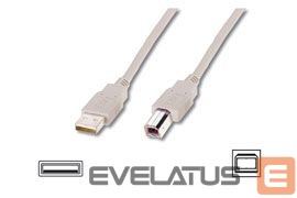 Kaabel Logilink  USB 2.0 connection cable USB  A male, USB B male, 5 m, Grey