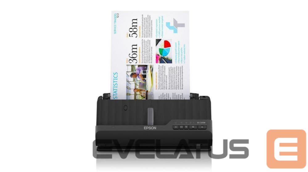Printerid EPSON Compact Wi-Fi scanner ES-C320W Sheetfed, Wireless