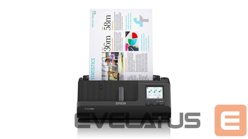Printerid EPSON Network scanner ES-C380W Compact Sheetfed, Wireless