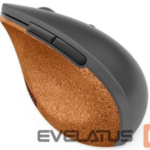 Arvutihiir Lenovo  Go Wireless Vertical Mouse Wireless optical, Storm grey with natural cork, USB-A, 1 x AA batteries (included) 