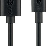 Kaabel Goobay  59122 USB 2.0 cable (USB-C  to USB A), black 