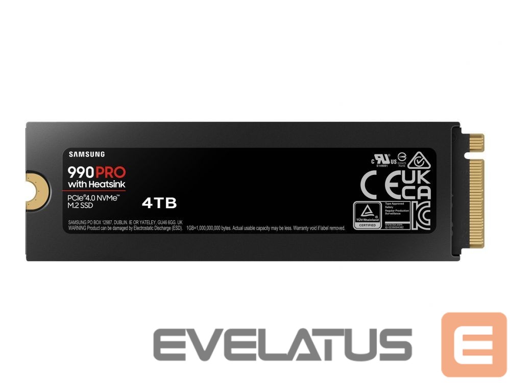 Kõvaketas SSD Samsung 990 PRO with Heatsink NVMe SSD 4TB