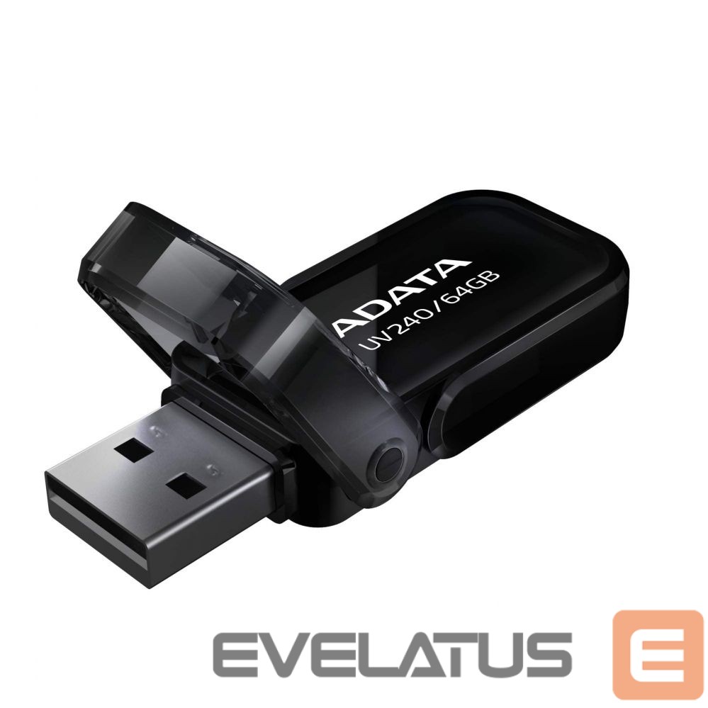 Mälupulk ADATA DashDrive UV240 64 GB USB 2.0 Black