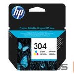Tarvikud ja tarvikud HP  HP 304 Tri-color Ink Cartridge 