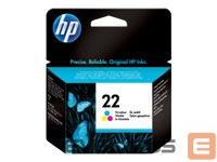 Tarvikud ja tarvikud HP  HP 22 original ink cartridge tri-colour standard capacity 5ml 165 pages 1-pack 