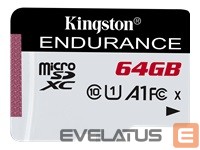 Mälukaardid Kingston  KINGSTON 64GB microSDXC Endurance C10