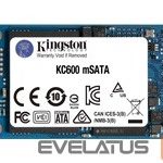 Kõvaketas SSD Kingston  KINGSTON KC600 512GB SATA3 mSATA SSD 