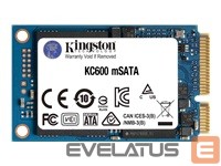 Kõvaketas SSD Kingston  KINGSTON KC600 512GB SATA3 mSATA SSD 