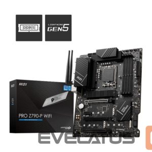 Intel protsessori emaplaat MSI  Mainboard||Intel Z790|LGA1700|ATX|Memory DDR5|Memory slots 4|1xPCI-Express 1x|3xPCI-Express 16x|4xM.2|1xHDMI|1xDisplayPort|4xUSB 2.0|3xUSB 3.2|1xUSB-C|1xPS/2|6xAudio port|PROZ790-PWIFI 