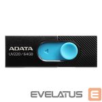 Mälupulk ADATA  MEMORY DRIVE FLASH USB2 64GB/BLUE AUV220-64G-RBKBL 