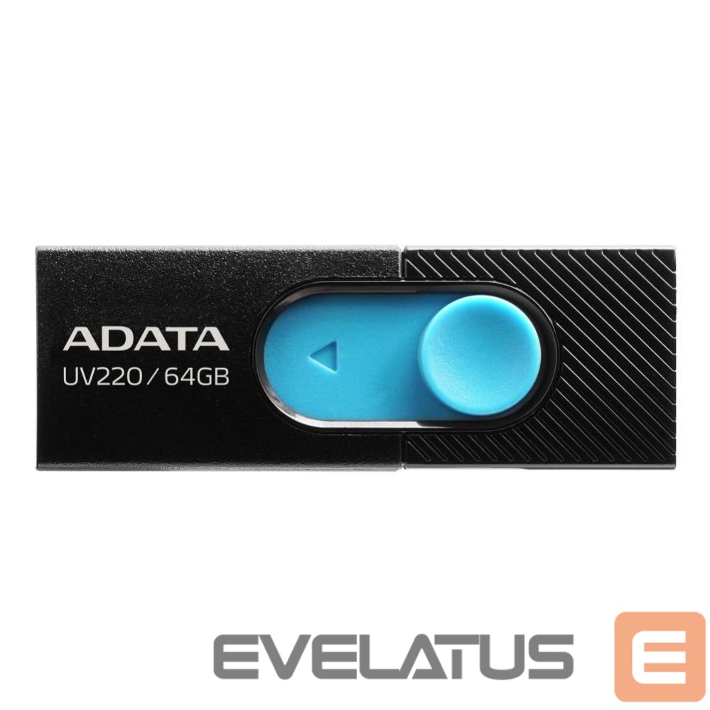 Mälupulk ADATA MEMORY DRIVE FLASH USB2 64GB/BLUE AUV220-64G-RBKBL