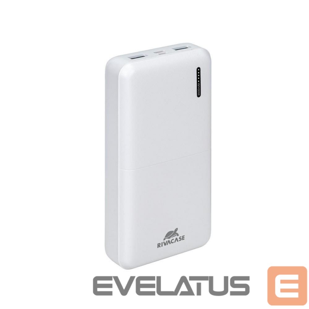 Väline aku RIVACASE POWER BANK USB 20000MAH/VA2572 WHITE