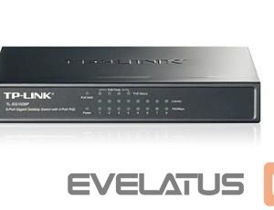 Võrgulülitid TP-Link  NET SWITCH 8PORT 10/100/1000M/POE TL-SG1008P 