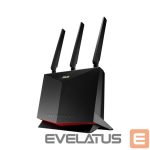 Ruuterid Asus  Wireless Router||Wireless Router|2600 Mbps|Wi-Fi 5|USB 2.0|1 WAN|4x10/100/1000M|Number of antennas 4|4G-AC86U 