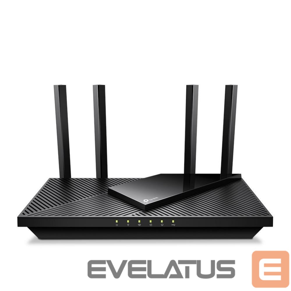 Ruuterid TP-Link Wireless Router||Wireless Router|3000 Mbps|Wi-Fi 6|IEEE 802.11a|IEEE 802.11 b/g|IEEE 802.11n|IEEE 802.11ac|IEEE 802.11ax|USB 3.0|3x10/100/1000M|1x2.5GbE|LAN \ WAN ports 1|Number of antennas 4|ARCHERAX55PRO