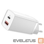 Adaptrid Baseus  MOBILE CHARGER WALL 65W / WHITE CCGAN2L-B02 