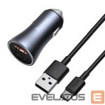 Adaptrid Baseus  MOBILE CHARGER CAR 40W/DARK GRAY TZCCJD-0G 