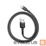 Kaabel Baseus  CABLE LIGHTNING TO USB 2M/GRAY/BLACK CALKLF-CG1 