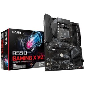 AMD protsessori emaplaat Gigabyte  Mainboard||AMD B550|SAM4|ATX|Memory DDR4|Memory slots 4|3xPCI-Express 3.0 1x|1xPCI-Express 3.0 2x|1xPCI-Express 4.0 16x|2xM.2|1xDVI-D|1xHDMI|2xAudio-In|1xAudio-Out|2xUSB 2.0|4xUSB 3.2|1xPS/2|1xRJ45|B550GAMINGXV21.3 