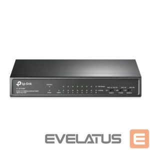 Võrgulülitid TP-Link  Switch||TL-SF1009P|Desktop/pedestal|9x10Base-T / 100Base-TX|PoE+ ports 8|TL-SF1009P 