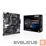 AMD protsessori emaplaat Asus  Mainboard||AMD A520|SAM4|MicroATX|2xPCI-Express 3.0 1x|1xPCI-Express 3.0 16x|1xM.2|Memory DDR4|Memory slots 2|1x15pin D-sub|1xHDMI|2xUSB 2.0|4xUSB 3.2 type B|1xPS/2|3xStereo jack 3.5mm|1xRJ45|PRIMEA520M-K 