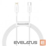 Kaabel Baseus  CABLE LIGHTNING TO USB-C 1M/WHITE CATLYS-A02 