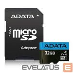 Muu arvutitarvik ADATA  MEMORY MICRO SDHC 32GB W/ADAP./AUSDH32GUICL10A1-RA1 