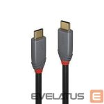 Kaabel LINDY  CABLE USB3.2 C-C 1.5M/ANTHRA 36902 