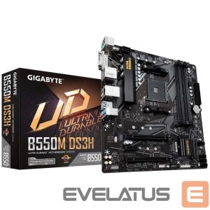AMD protsessori emaplaat Gigabyte  Mainboard||AMD B550|SAM4|Micro-ATX|Memory DDR4|Memory slots 4|1xPCI-Express 3.0 1x|1xPCI-Express 3.0 4x|1xPCI-Express 4.0 16x|2xM.2|1xDVI-D|1xHDMI|2xAudio-In|1xAudio-Out|4xUSB 2.0|4xUSB 3.2|1xPS/2|1xRJ45|B550MDS3H1.7 