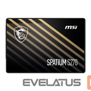 Kõvaketas SSD MSI  SSD||SPATIUM S270|240GB|SATA|3D NAND|Write speed 400 MBytes/sec|Read speed 500 MBytes/sec|2,5"|TBW 250 TB|MTBF 2000000 hours|S78-440N070-P83 