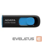 Mälupulk ADATA  MEMORY DRIVE FLASH USB3 512GB/BLK/BLUE AUV128-512G-RBE 