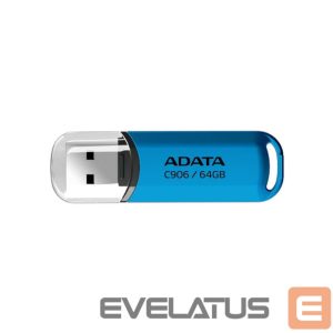 Mälupulk ADATA  MEMORY DRIVE FLASH USB2 64GB/BLUE AC906-64G-RWB A-DATA 