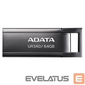 Mälupulk ADATA  MEMORY DRIVE FLASH USB3.2 64GB/BLACK AROY-UR340-64GBK 